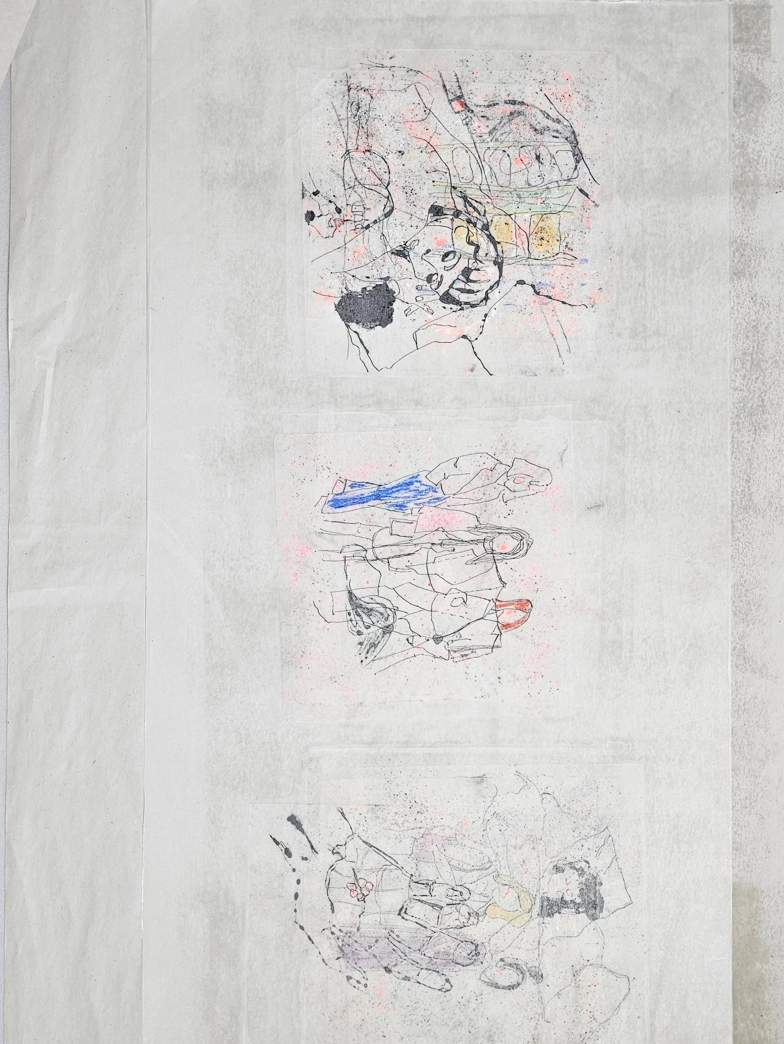 E X G A V A T E D  F R A G M E N T S

Yesterday, after the photoshoot, I packed up some work, paper &amp; materials for my day as Artists in Residence @foursticksfalkland this Saturday, World MS Day 30th of May.

I'm excited about the prospects of ha