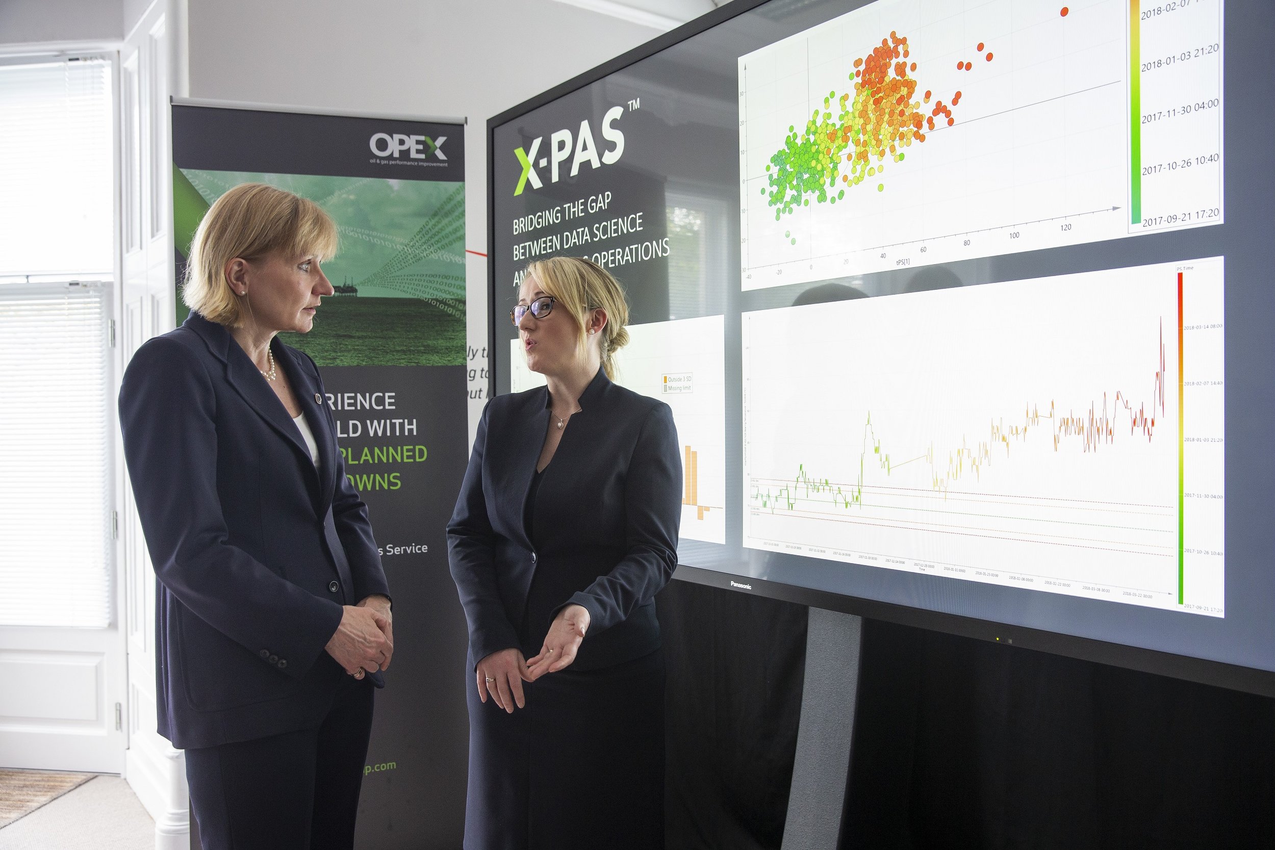 Deirdre Michie and Rebecca Long-Bailey