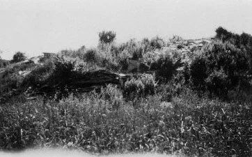 First battery - top of Allegheny Mountain. (Roy Bird Cook Collection)