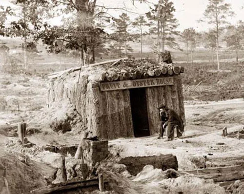 Petersburg, Va. Sutler's bomb-proof “Fruit and Oyster House" (4)