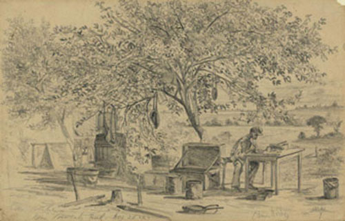 “Our kitchen near Beverly Ford” by Edwin Forbes (7)