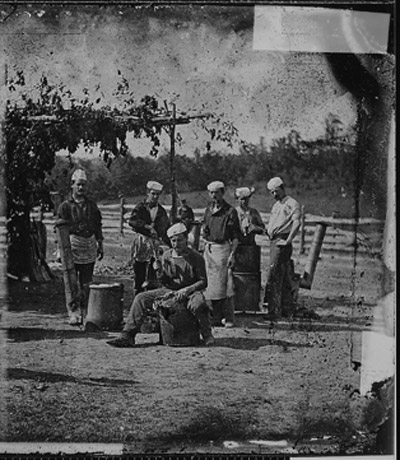 Camp Scene, camp cooks working (27)