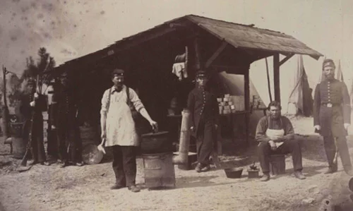 Cook’s galley, Company H, 3rd N.H. Infantry, Hilton Head, 1862 (28)