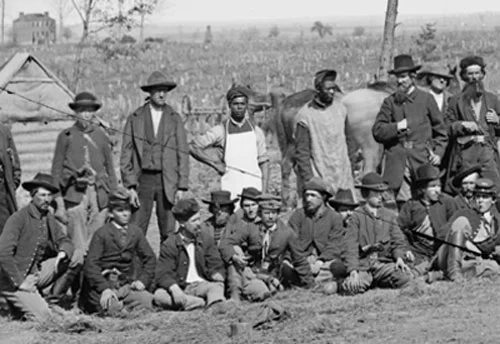 Detail from: Brandy Station, Va. Scouts and guides of the Army of the Potomac. (37)