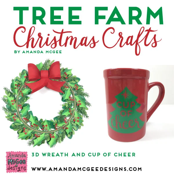 Download Tree Farm Christmas Crafts 10 Craft Project Digital Die Cut Svg Templates And Pdf Ebook Instructions Amanda Mcgee Designs PSD Mockup Templates