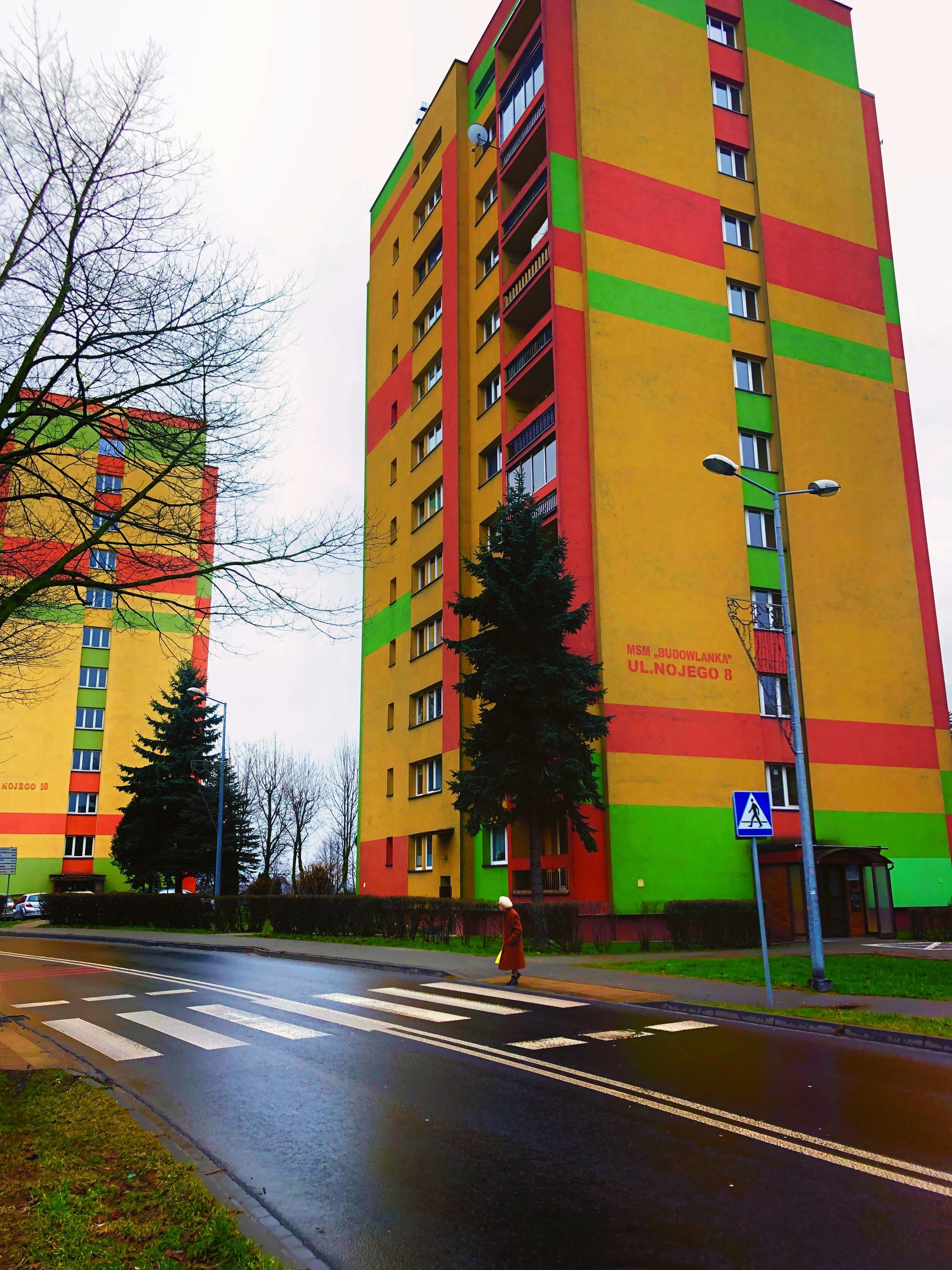 Life goes on in colorful Oświęcim, just yards away from one of earth’s greatest epicenters of tragedy