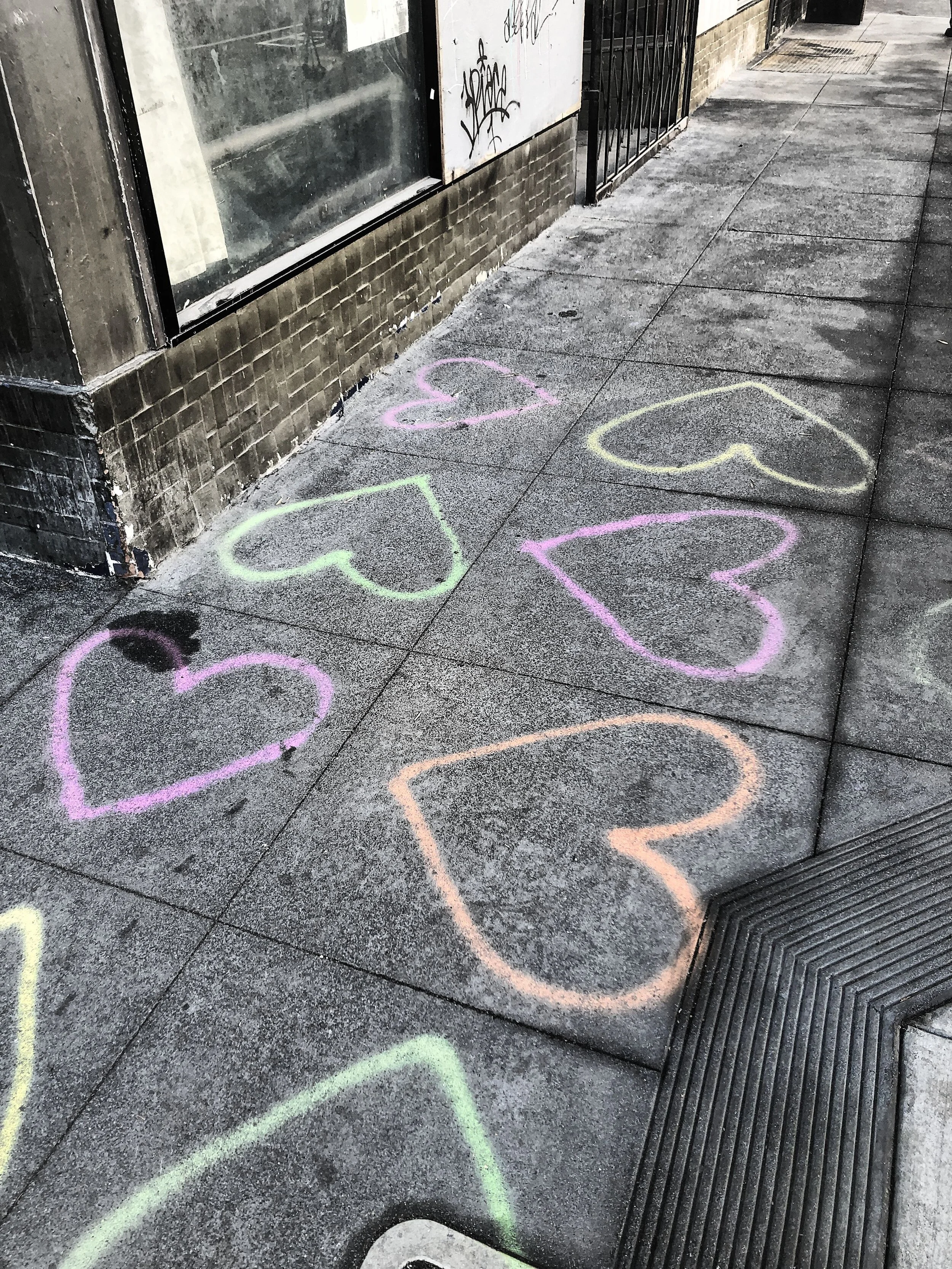 Sidewalk Hearts