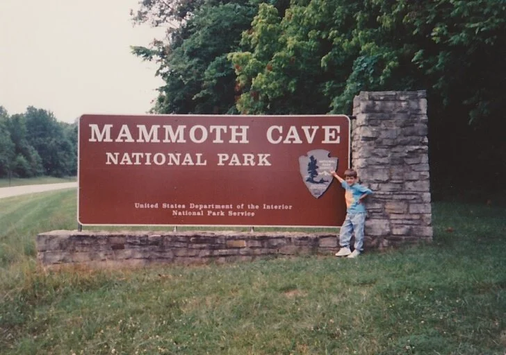 Mammoth Cave National Park in 1991, my first National Park visit