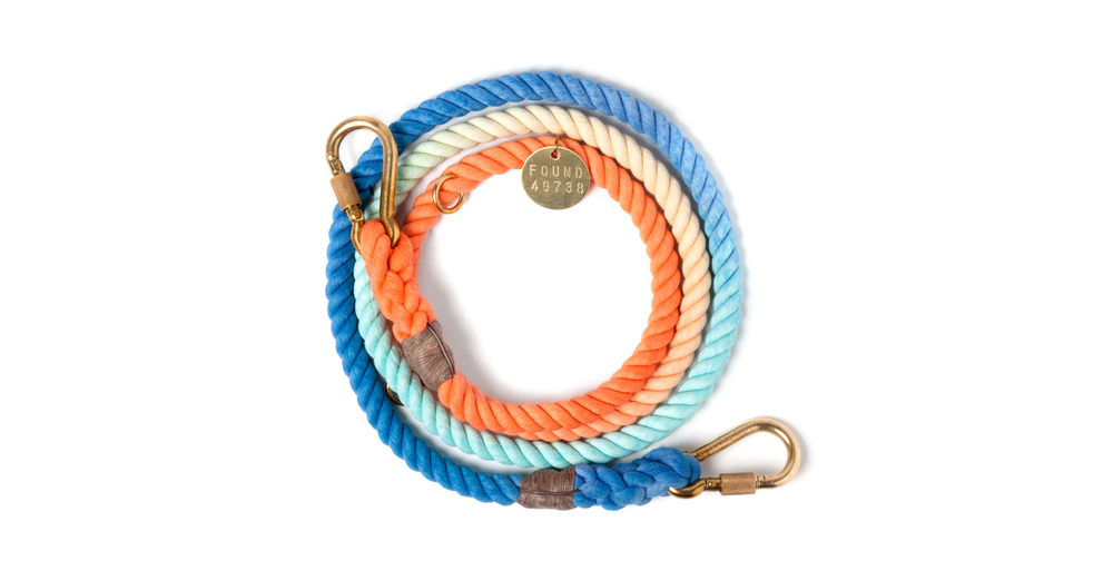 Sweet Pea Rope Leash by FOUND MY ANIMAL