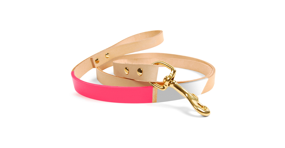  Eastwood Colorblock Leash in Hot Pink & Pearl by SON of a SAILOR