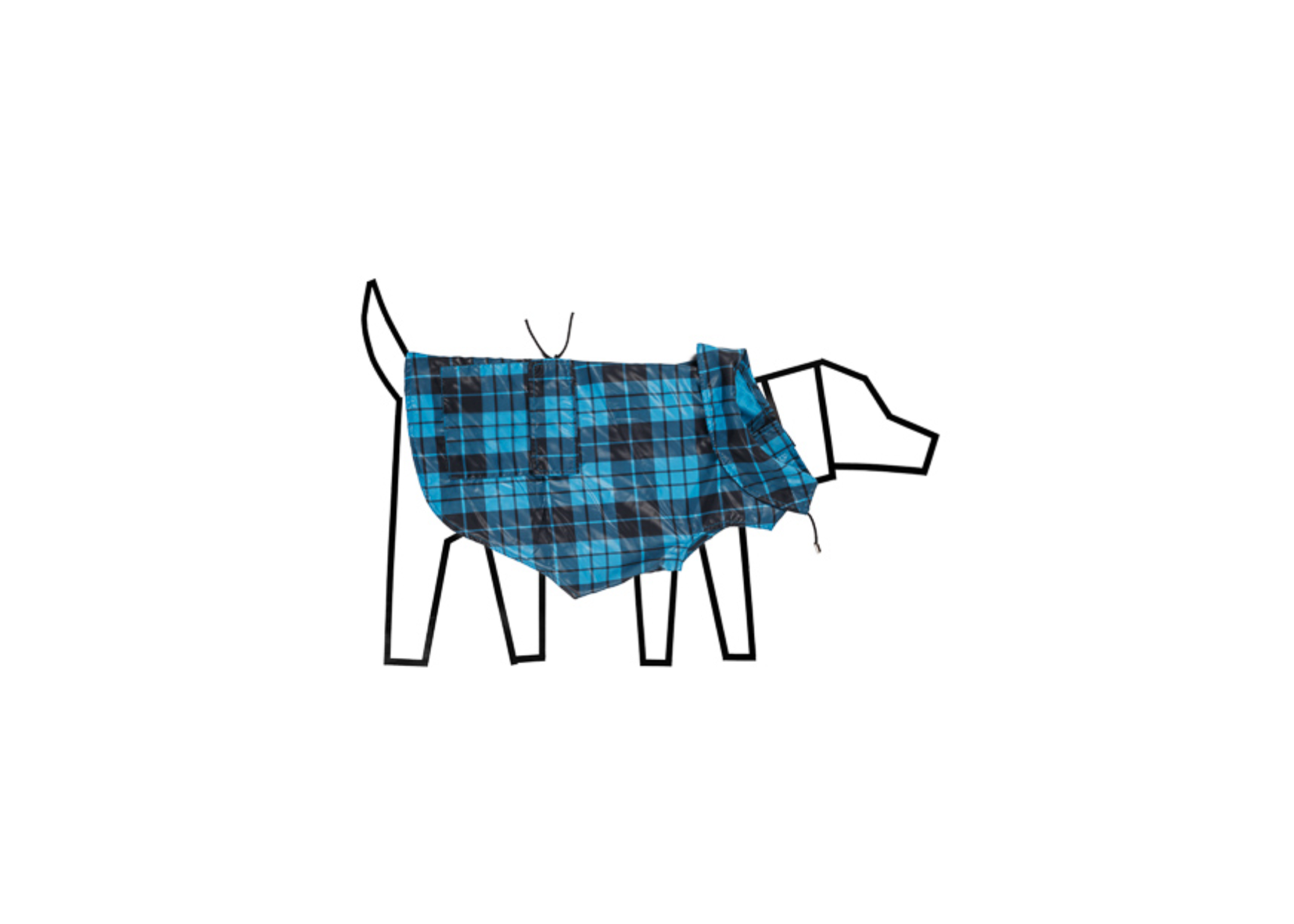 Plaid Anorak Raincoat