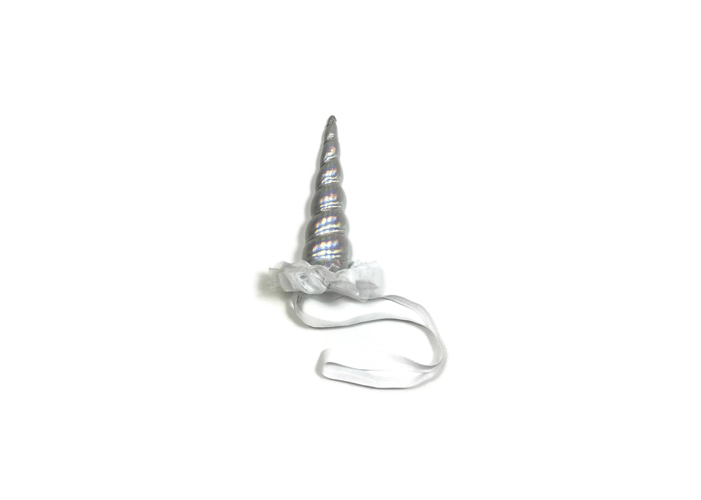 Silver Unicorn Horn