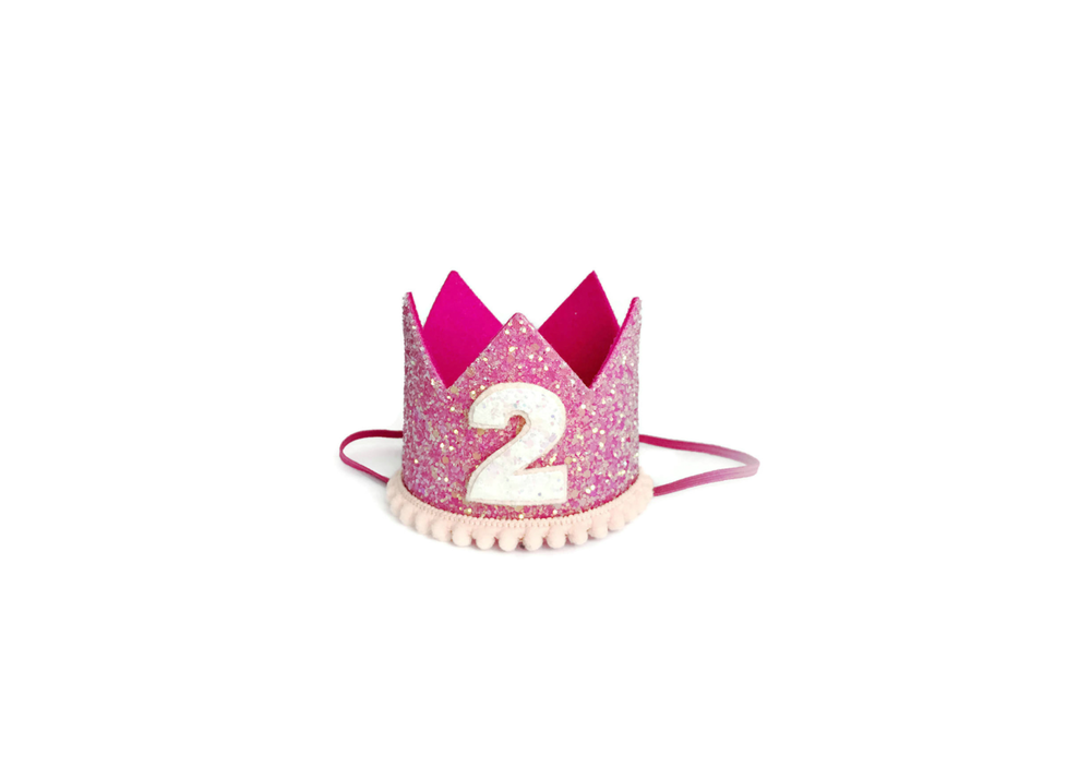 Pink Birthday Crown