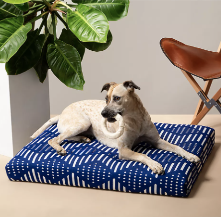 Anthropologie Dog Bed in The Dapple's Black Friday Sales Round Up for Dog Lovers Including Dog Treats, Dog Toys, and Dog Beds on Sale