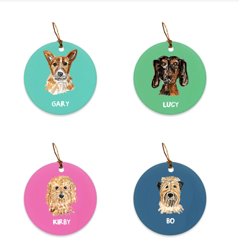 Evelyn Henson Personalized Dog Ornament