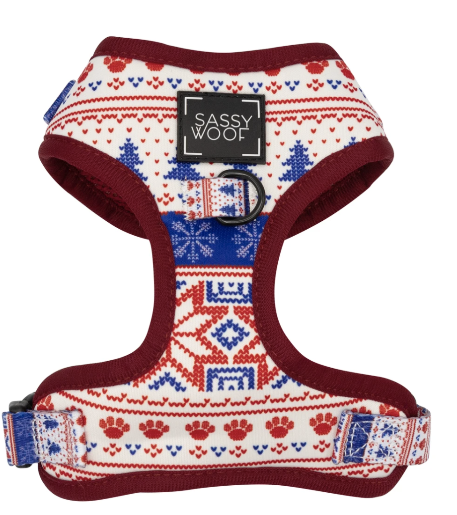 Sassy Woof Holiday Sweater Harness