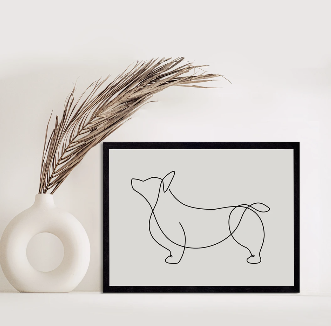 Pemberley Pets Dog Breed Line Art