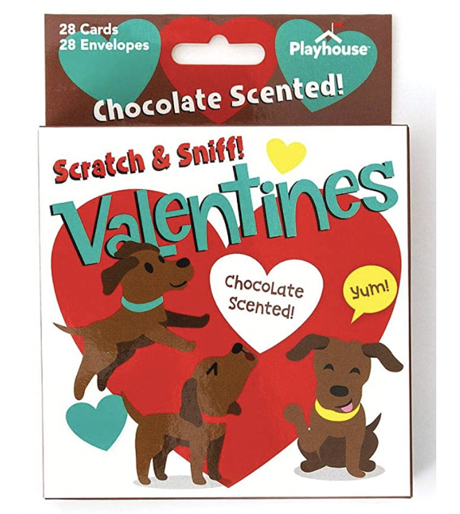 Chocolate Scented Puppy Valentine's Day Cards in 34 Cutest Dog Valentine's Day  Cards for Dog Lovers and Dog Moms