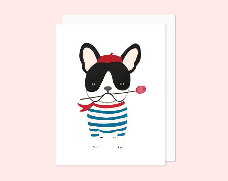 Lily Kao Frenchie Valentine in 34 Cutest Dog Valentine's Day  Cards for Dog Lovers and Dog Moms