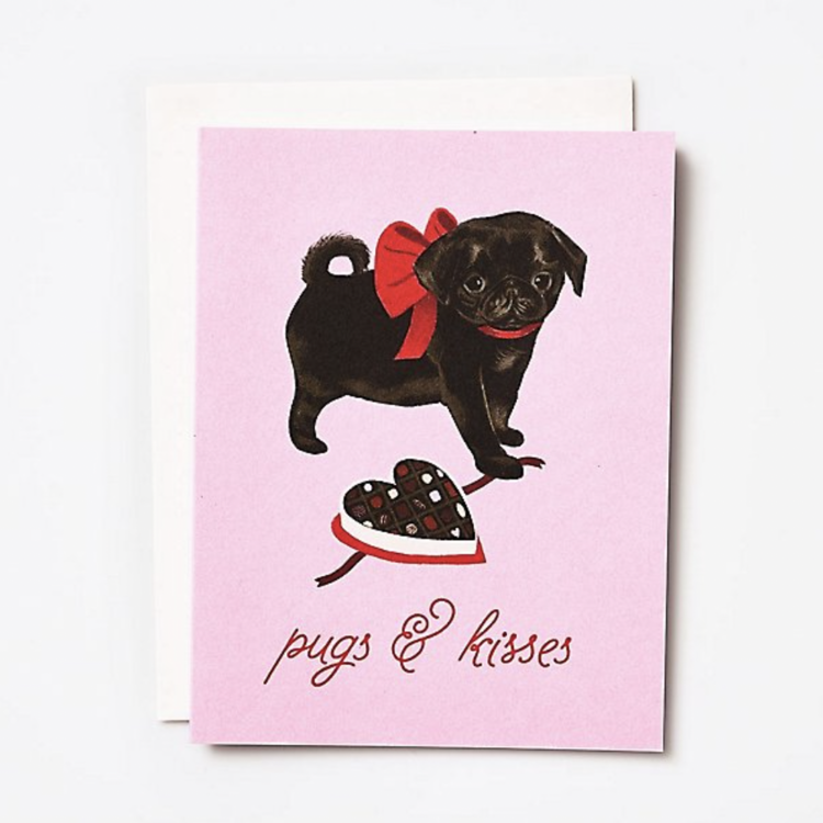Papersource Card in 34 Cutest Dog Valentine's Day  Cards for Dog Lovers and Dog Moms
