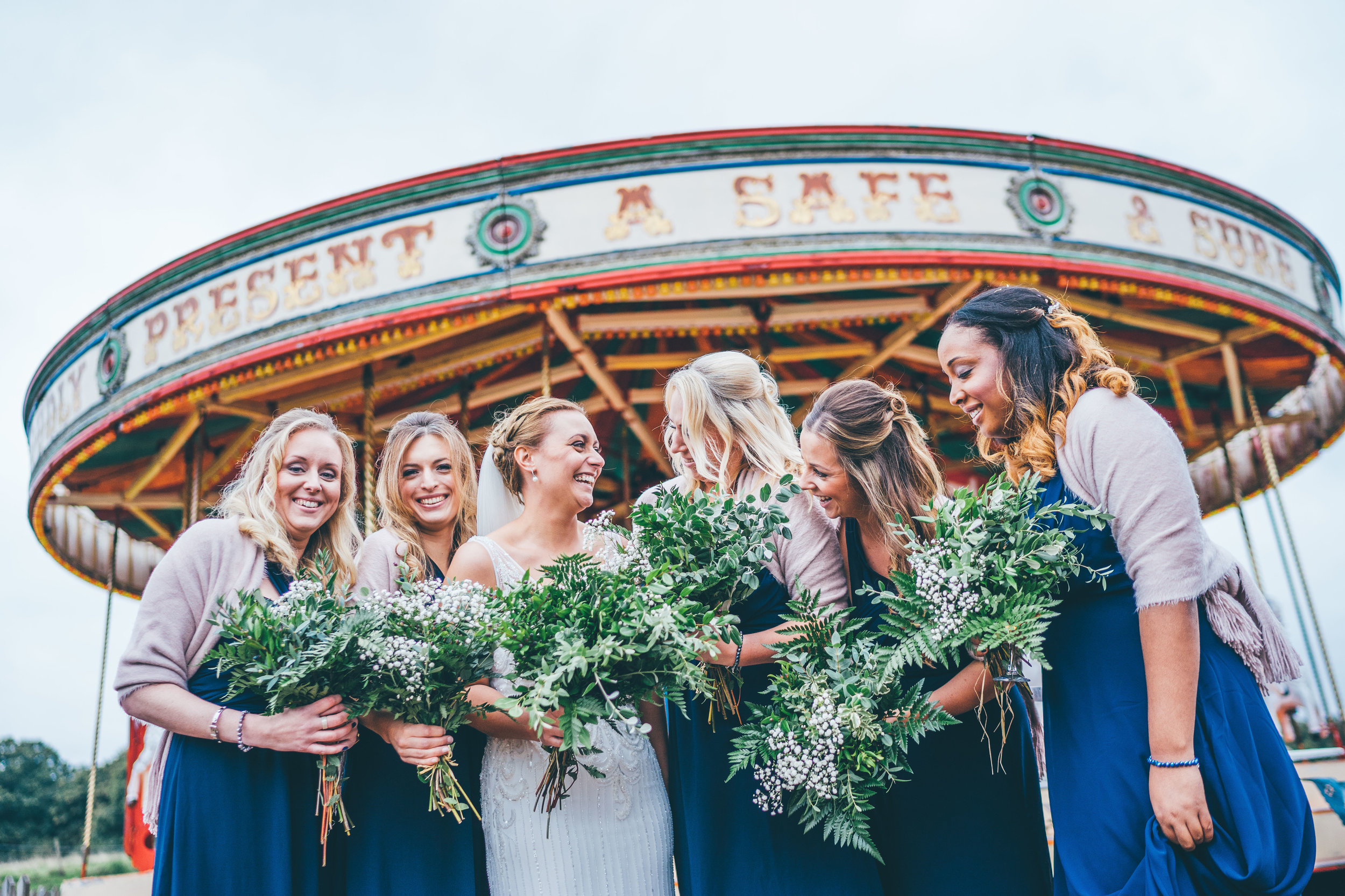 The Girls and a carousel 