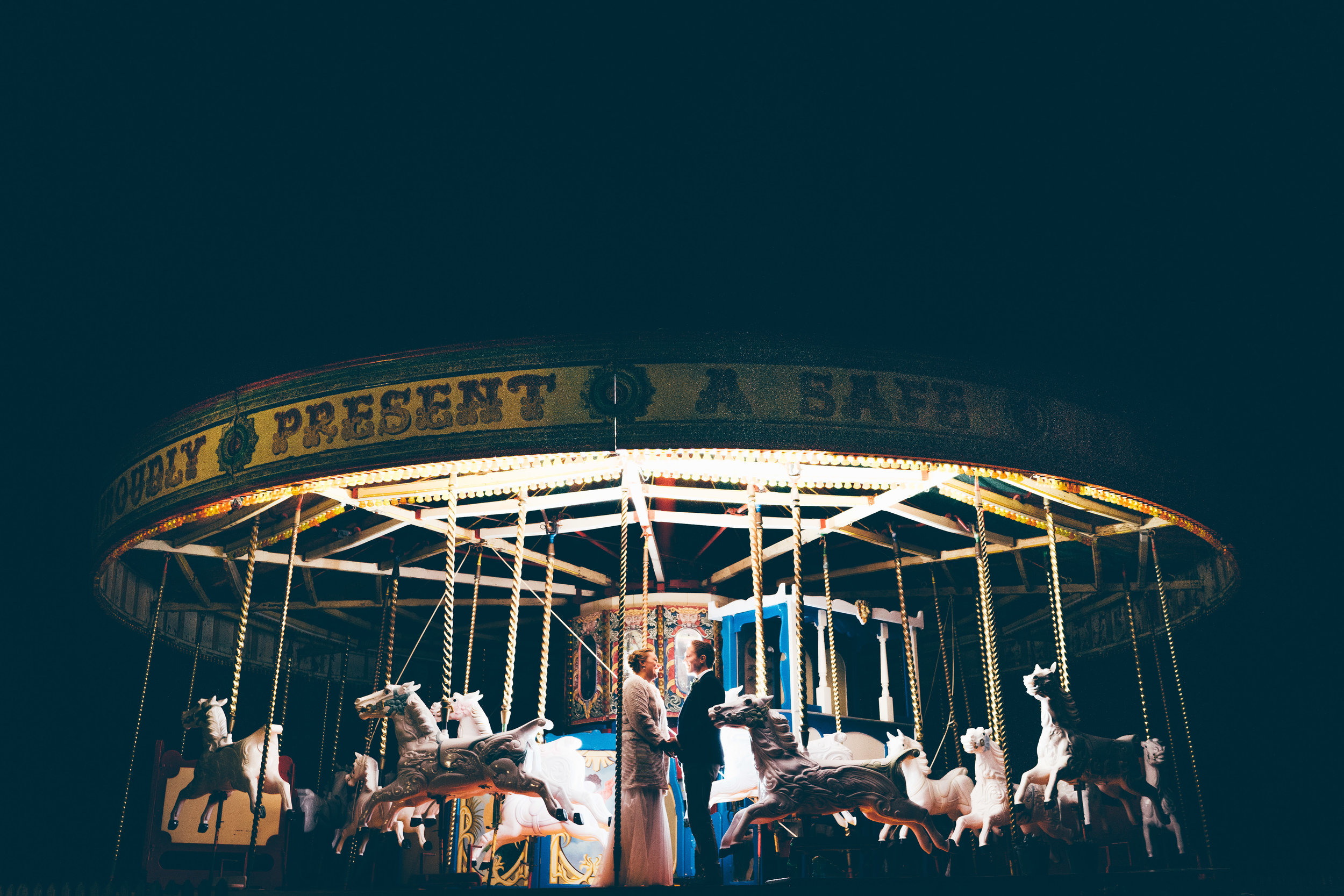 Late night carousel photo
