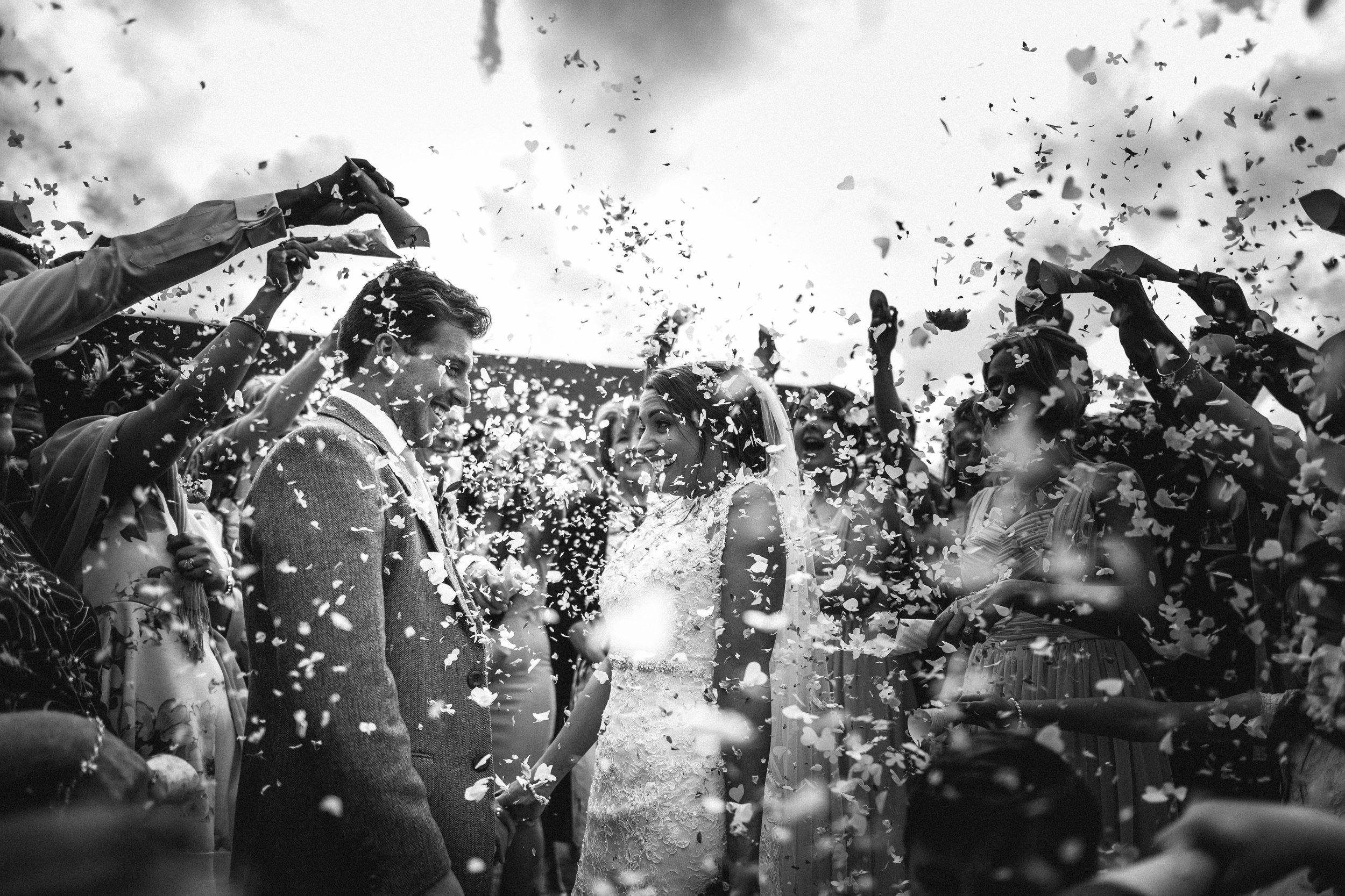 Confetti at the Old Kent Barn