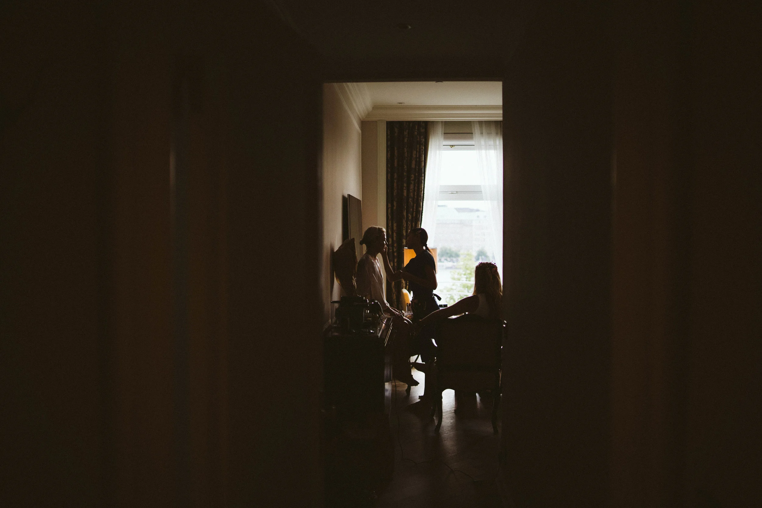 Bridal prep in Hamburg