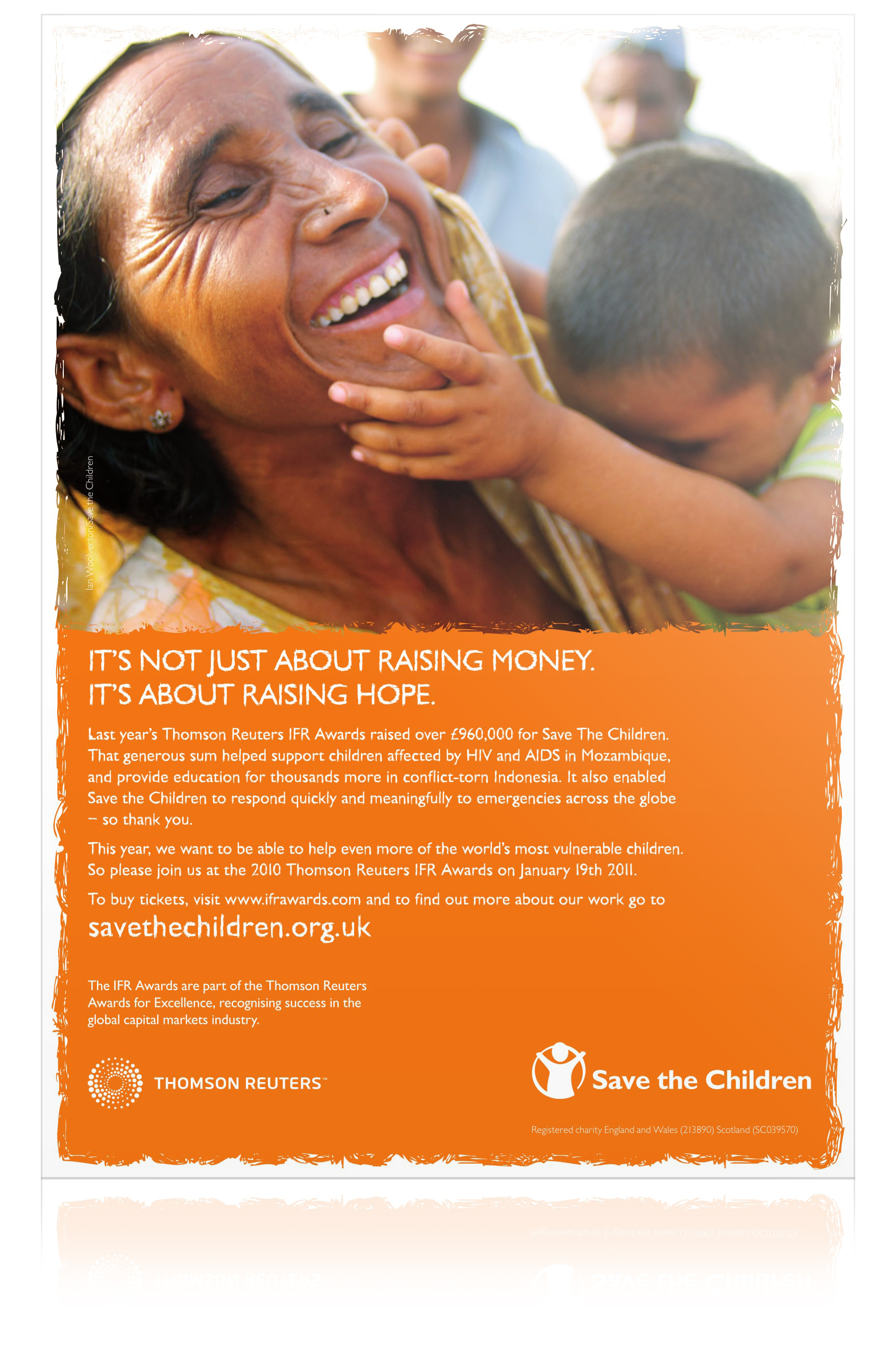 Thomson Reuters/Save The Children press ad