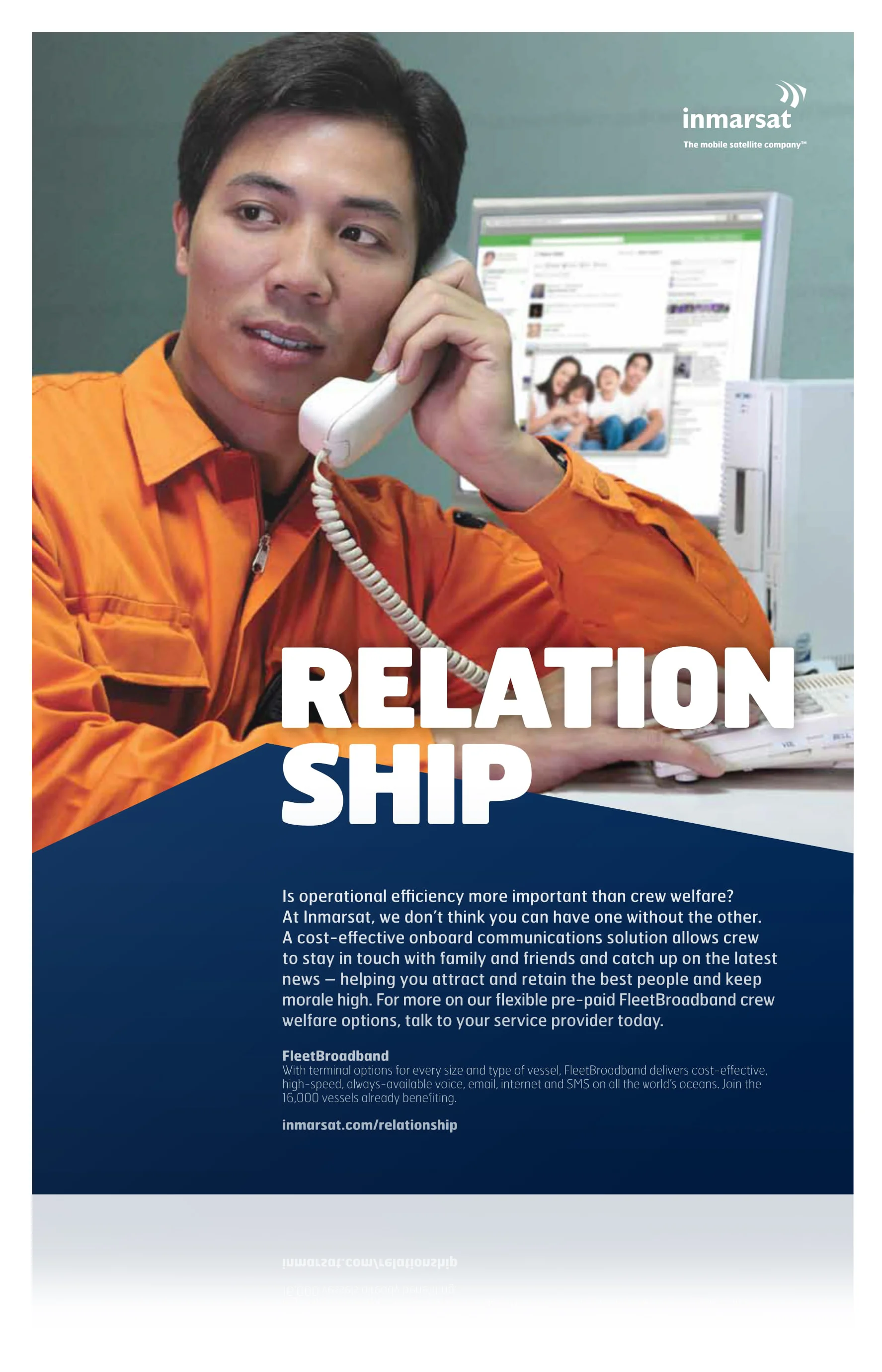 Inmarsat press ad