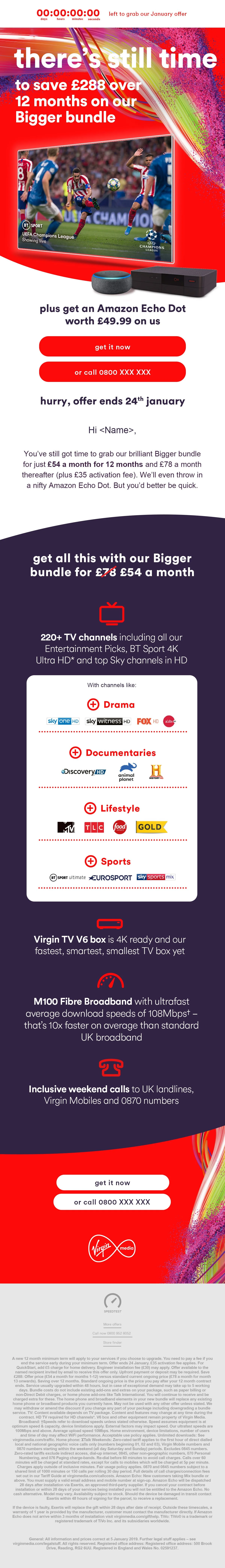 Cross-sell follow-up email