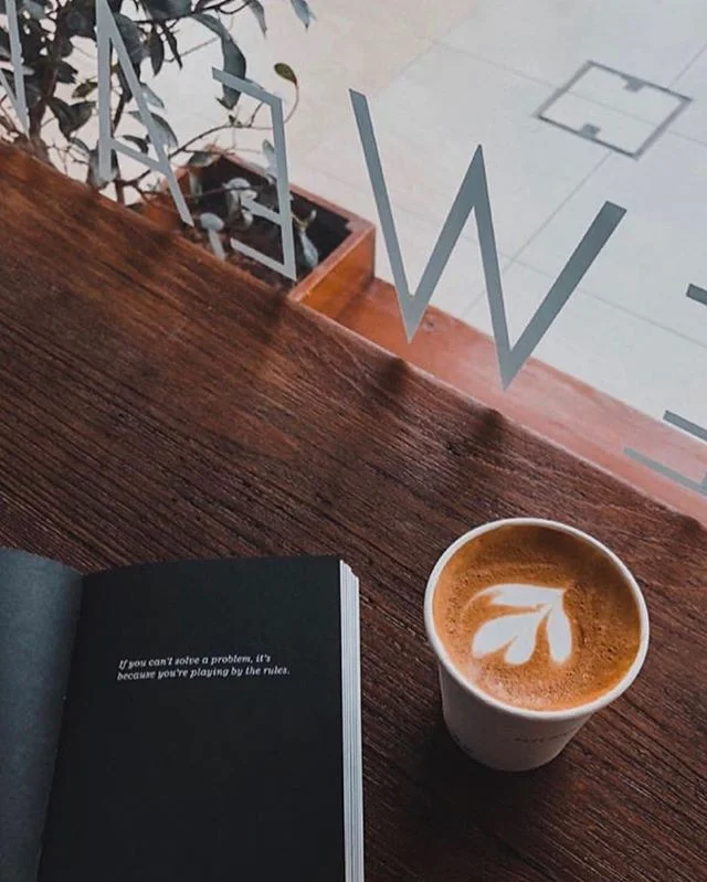 &ldquo;If you can&rsquo;t solve a problem, it&rsquo;s because you&rsquo;re playing by the rules&rdquo;
.
📸: @mhs10__
.
#AreWeAwake
.
#PapercupBH&nbsp;#dailycortado&nbsp;#Bahrain&nbsp;#KSA #coffeeshopcorners&nbsp;#Kuwait