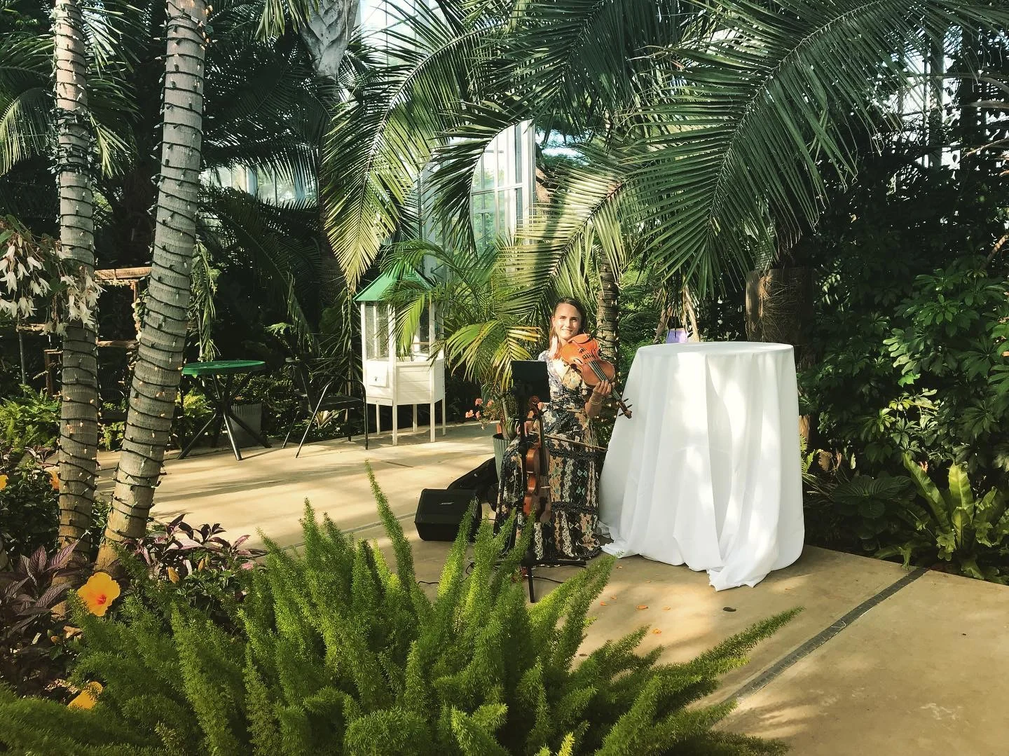 Kylie A.’s wedding ceremony at Roger Williams Botanical Garden