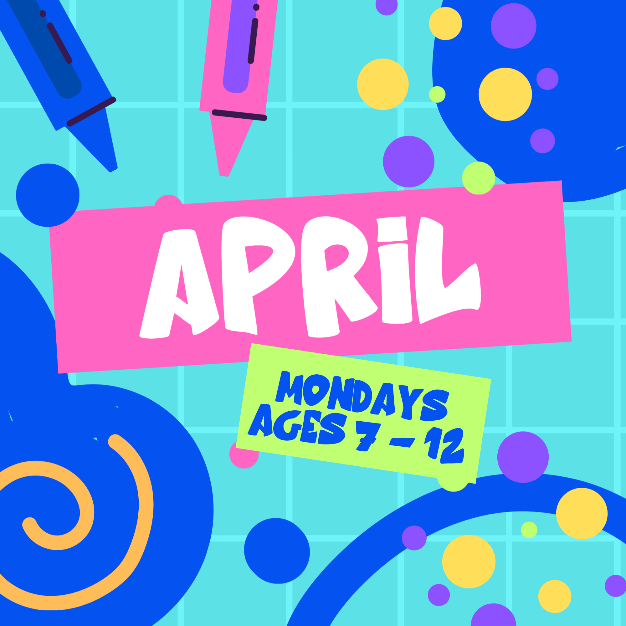 After School Art: April Mondays 2026