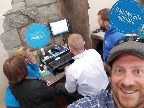 Training with our new water test lab!