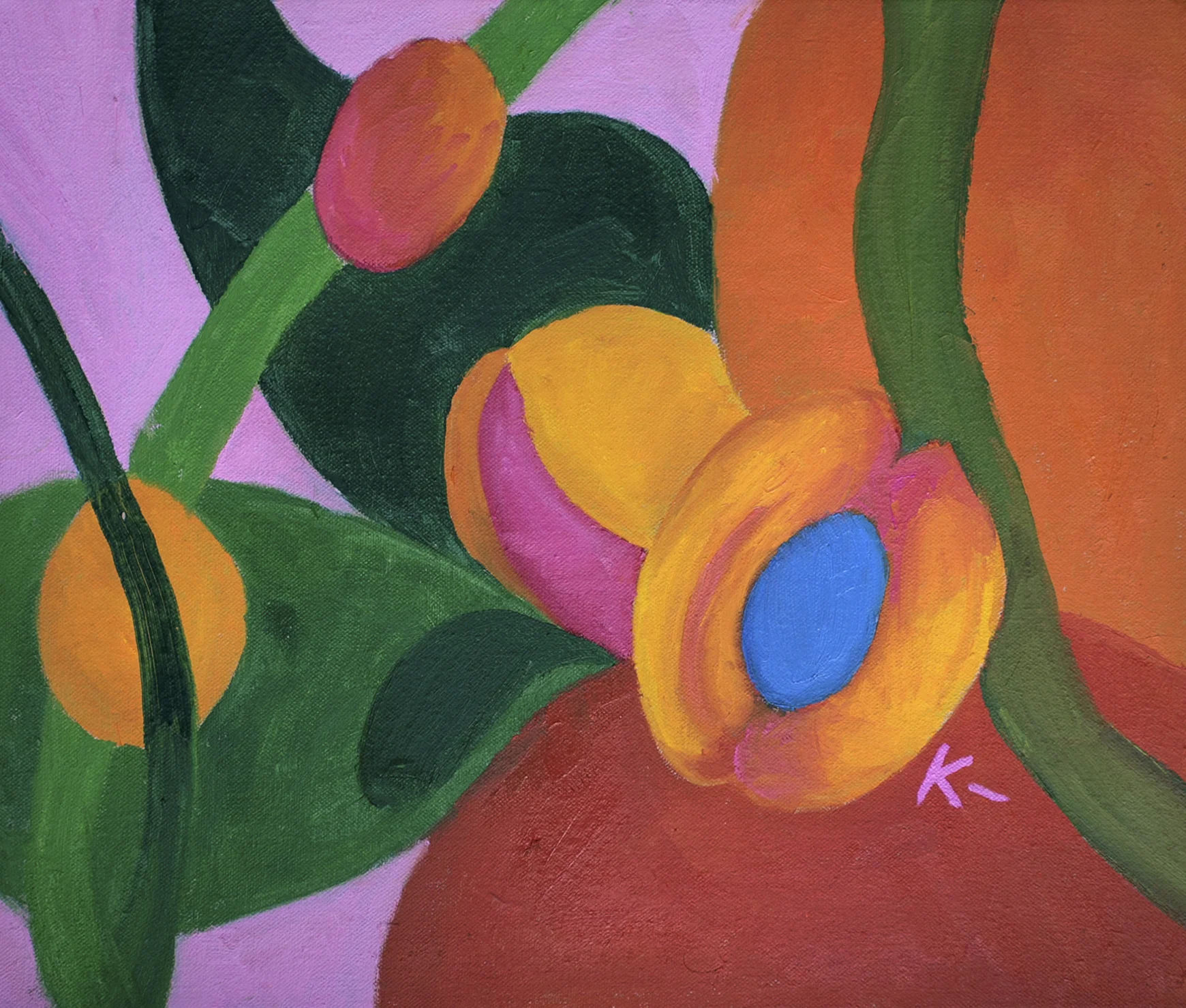 Apricot , oil on canvas, 12x14in