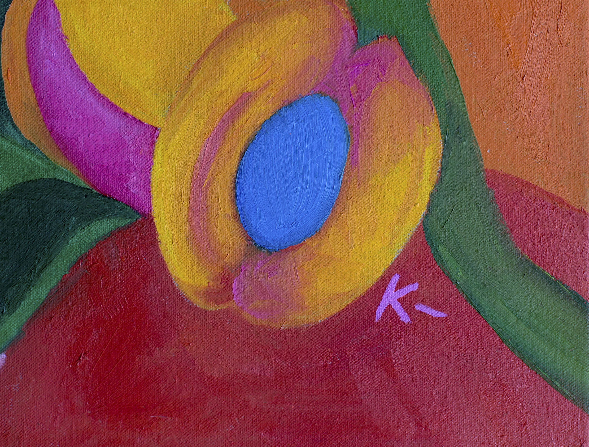 Apricot (detail), oil on canvas, 12x14in