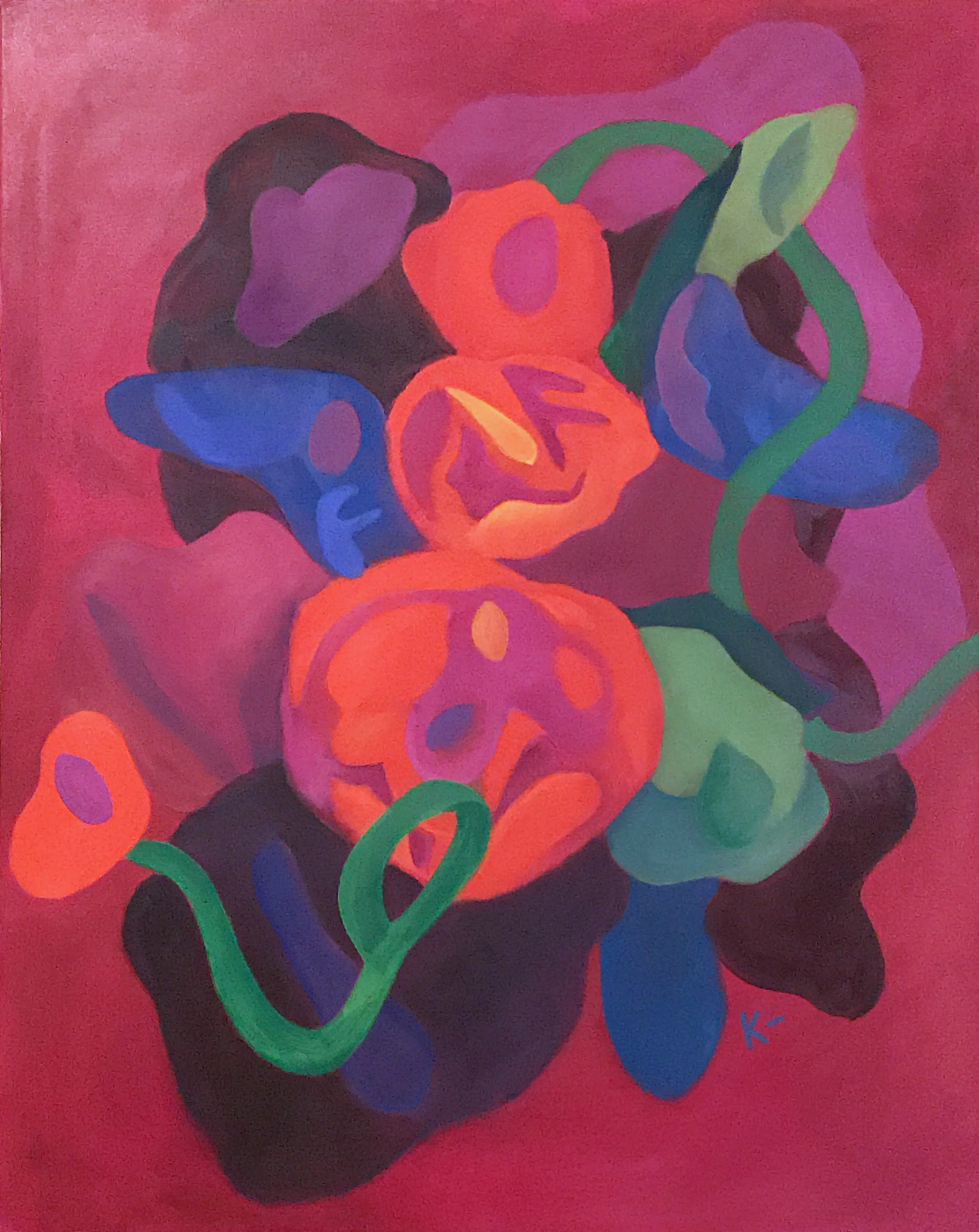 November Bouquet , oil on canvas, 30x40in
