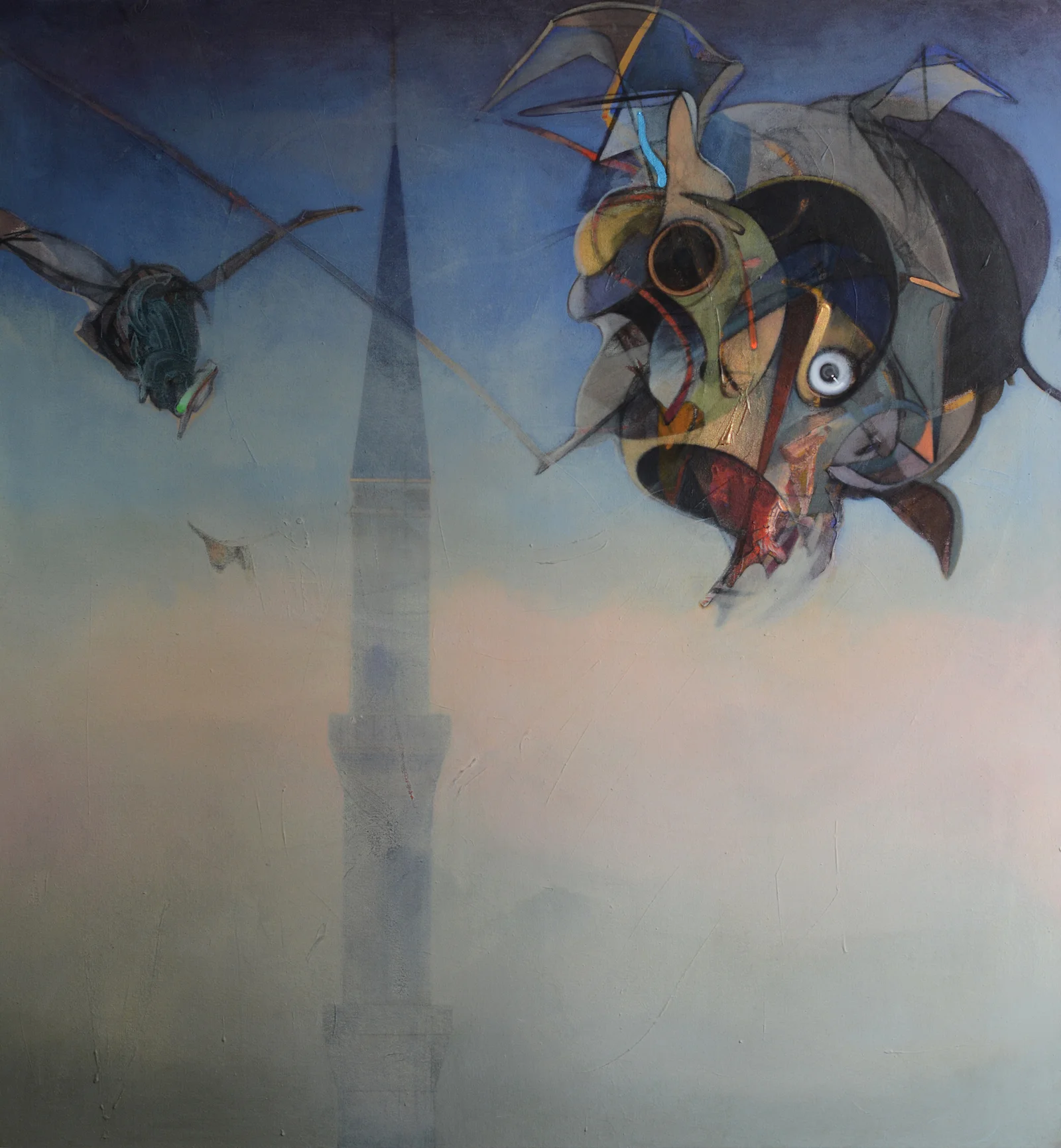 Sultanahmet. Acrylic on canvas, 160x170cm, 2014.
