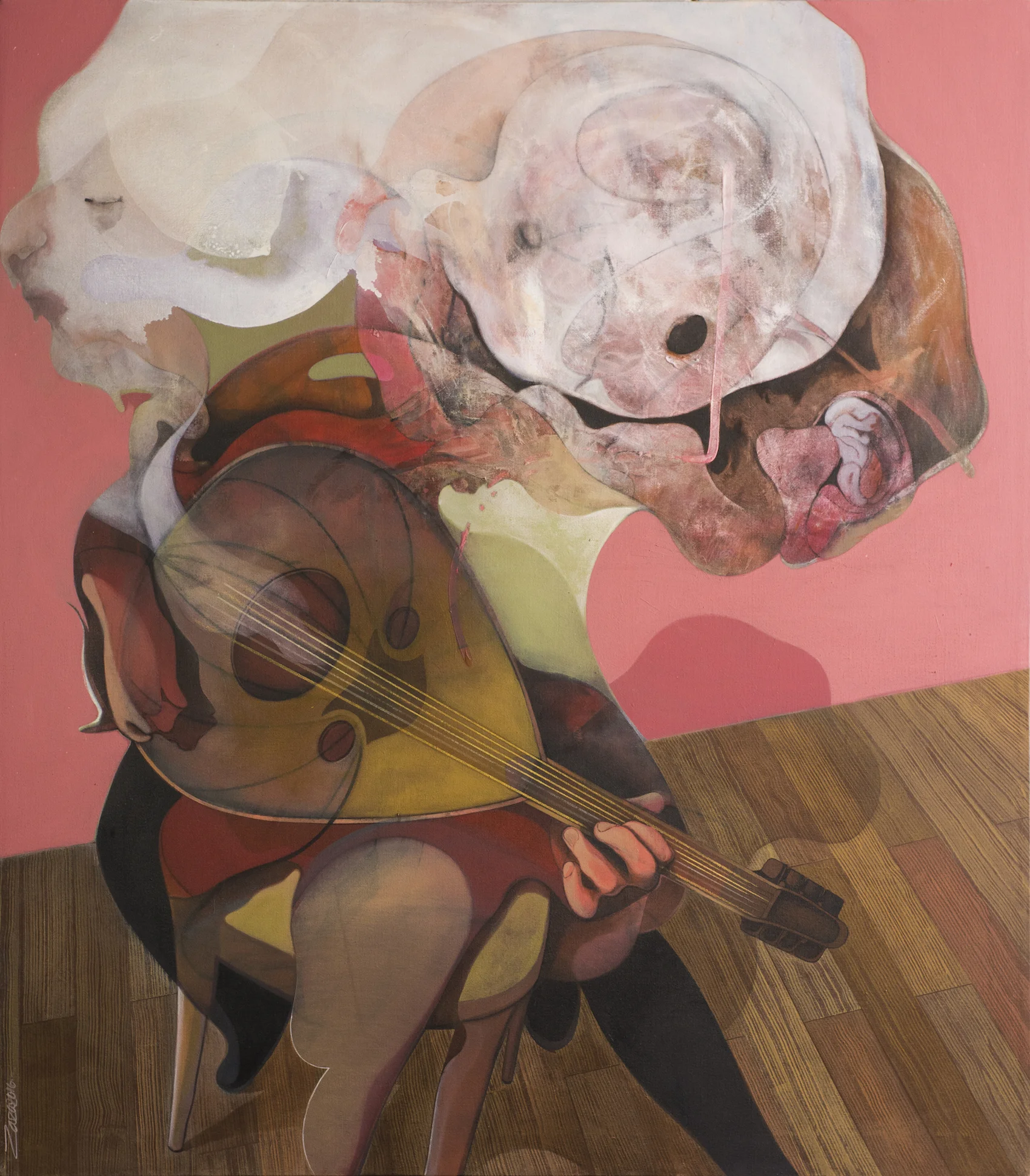 Solo II Istanbul. Acrylic on canvas, 150x170cm, 2016