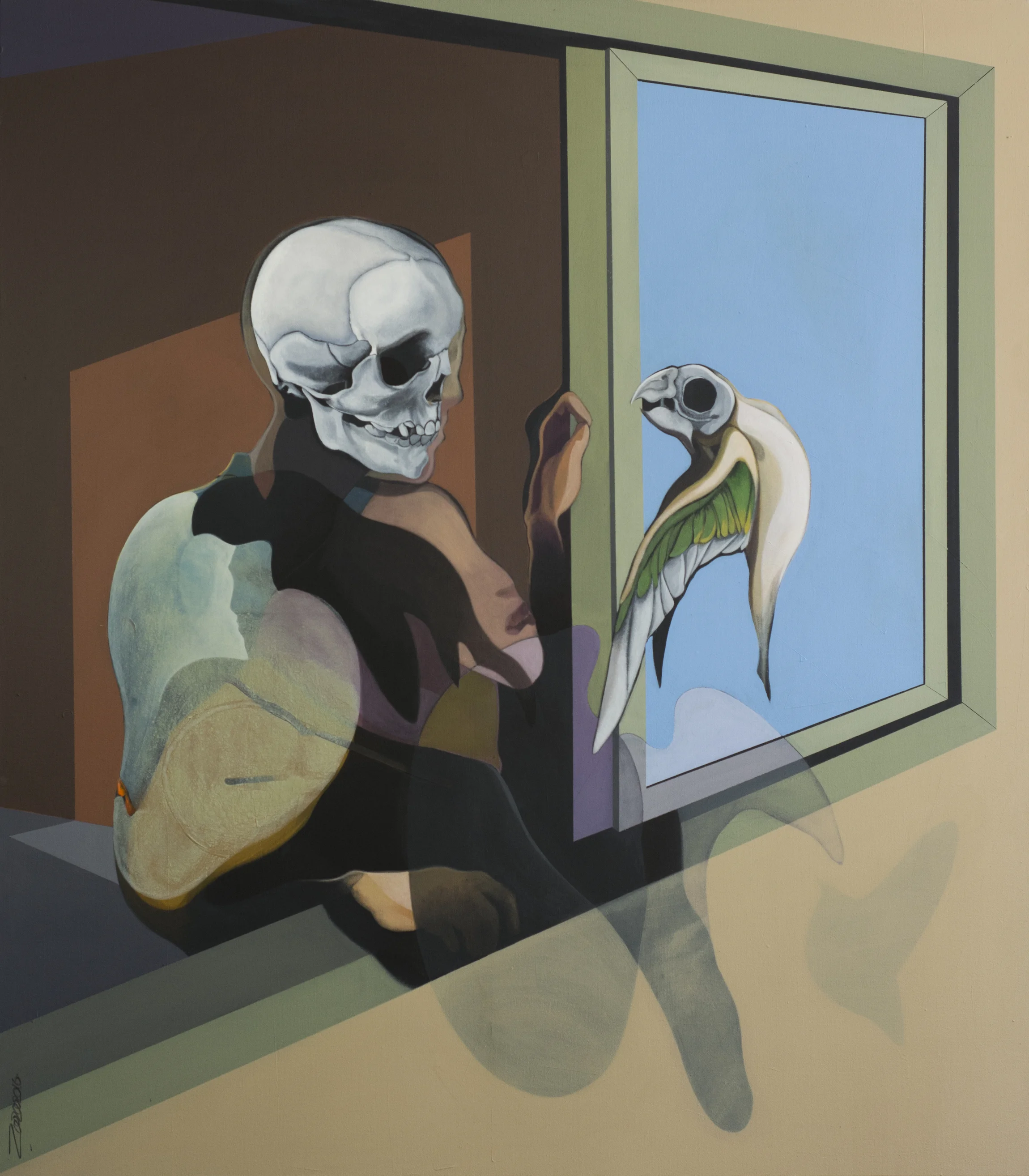 A Date with the Creator. Acrylic on canvas, 170x150cm, 2016.