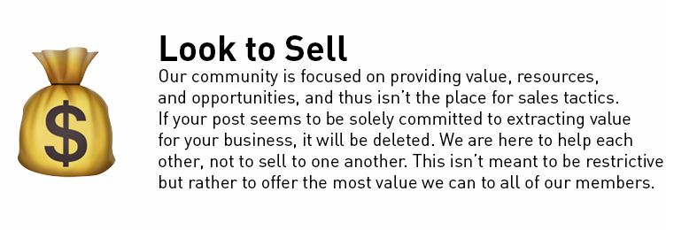 Note: This also extends to affiliate opportunities, which aren’t permitted.