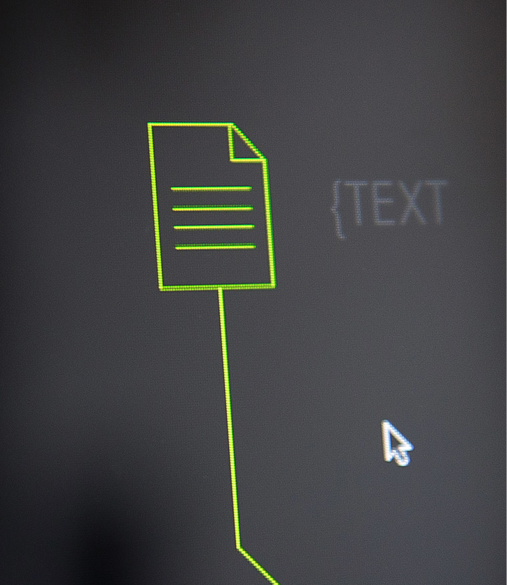 Icon Text im Online-Magazin Stellwerk von der Agentur für Kommunikationsdesign sons of ipanema in Köln.