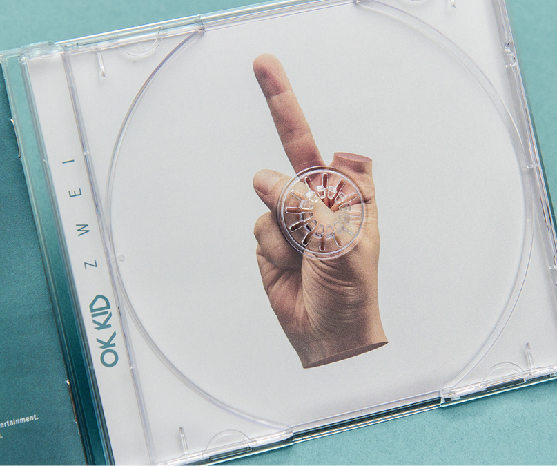 Das Album Artwork des Albums "Zwei" von OK KID kommt aus dem Hause sons of ipanema, einer Grafikdesign Agentur aus Köln