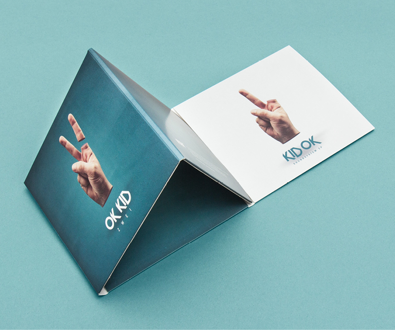 Gestaltung eines Digi-Packs für OK KID anlässlich des neuen Albums "Zwei"