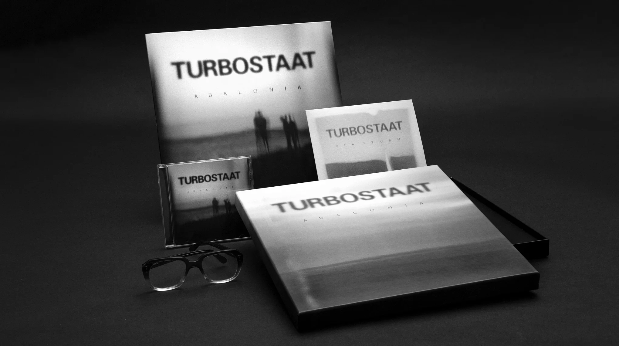 komplette Gestaltung für das neue Turbostaat Album "Abalonia" inkl. CD, Vinyl, Single und limitierter Special Edition