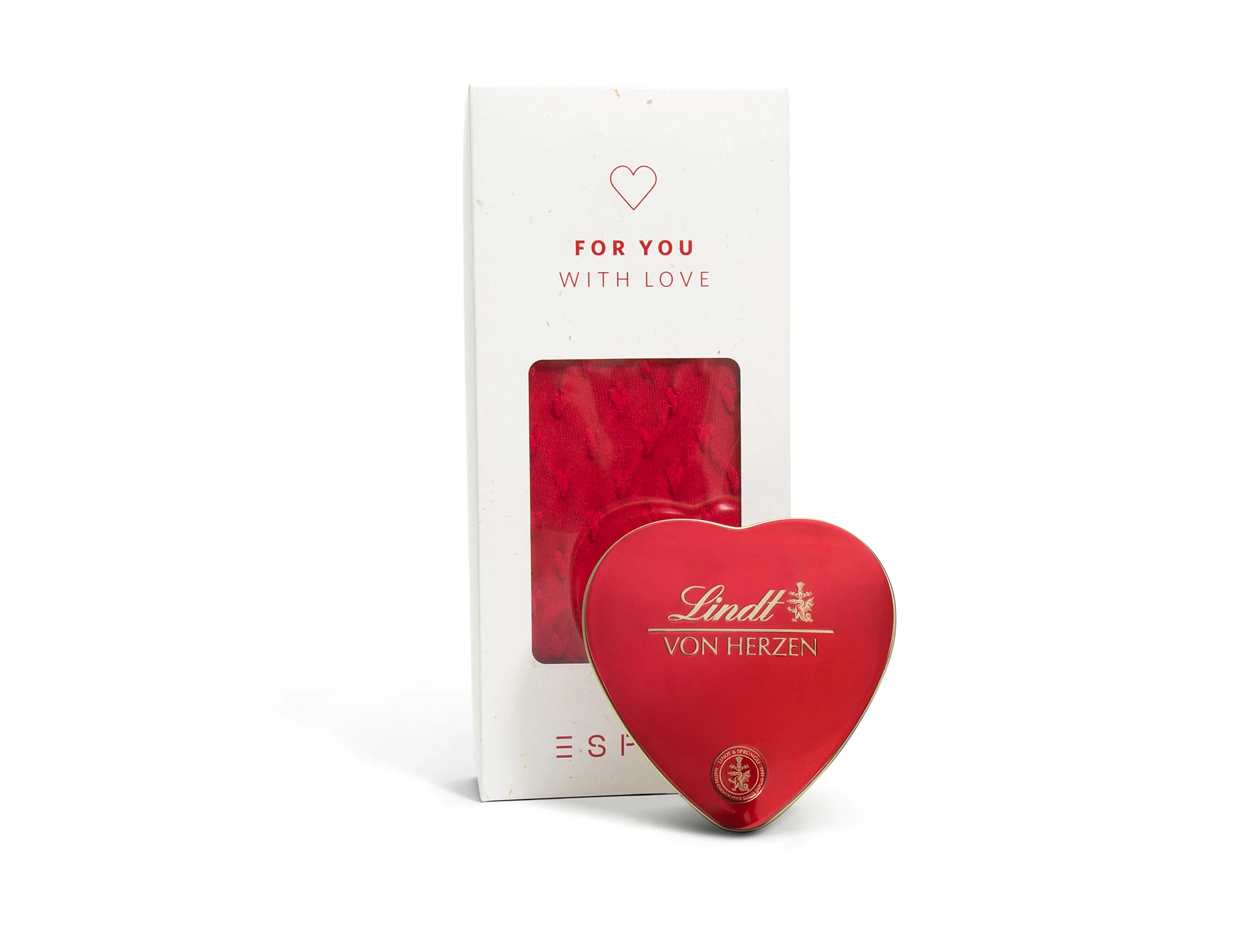 Valentinstag-Verpackung für Socken aus dem Hause Esprit. Design, Grafik und Icons von den sons of ipanema aus Köln.