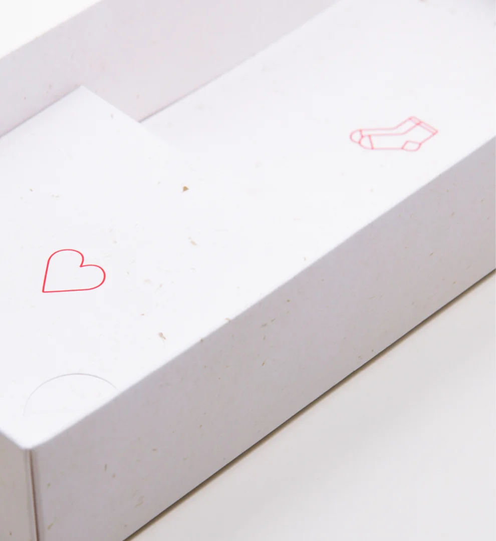 Valentinstag-Verpackung für Socken aus dem Hause Esprit. Design, Grafik und Icons von den sons of ipanema aus Köln.