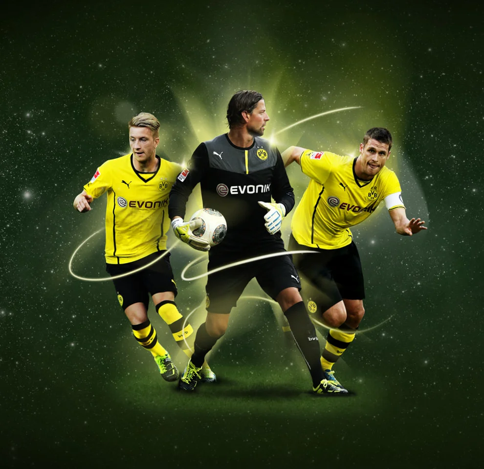 Für die Brinkhoff’s BVB Edition haben die sons of ipanema mehrere composing-Motive entwickelt, die auf Metall-Verpackungen verewigt und mit Bierdosen befüllt in den Verkauf gebracht wurden. Marco Reus, Roman Weidenfeller und Sebastian Kehl.