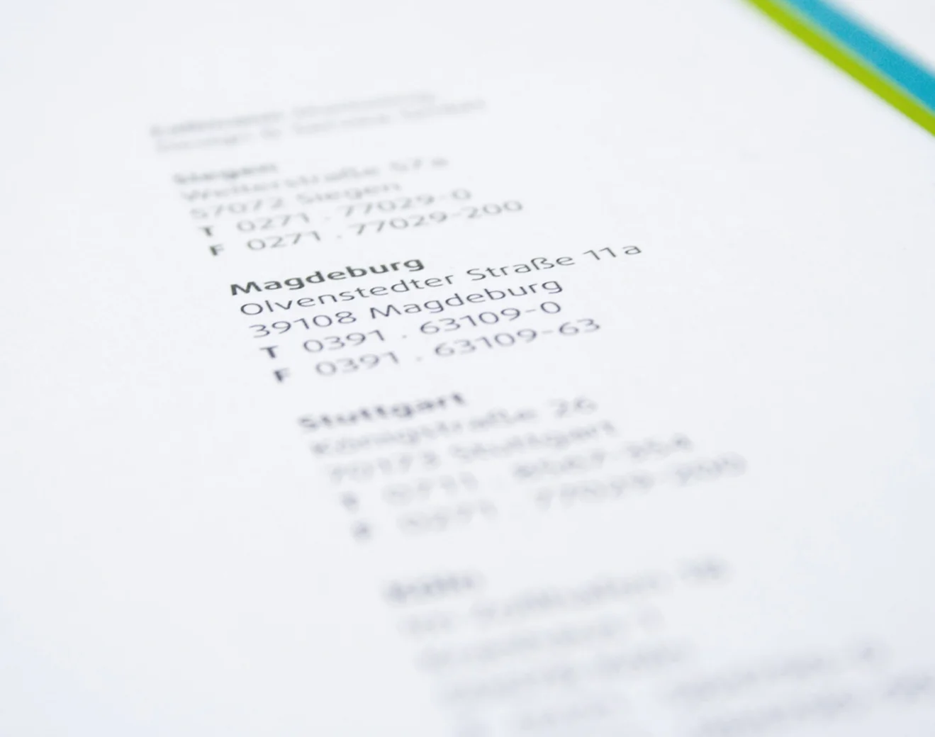Eine saubere Typografie ist oft die Grundlage eines guten Designs.
